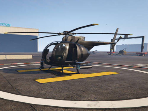 GTA5科技感满满的直升机，操作简单，最好上手